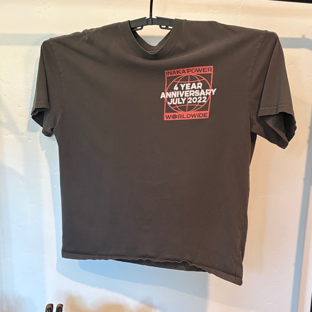 Inaka Power Charcoal 4th Anniversary Tee